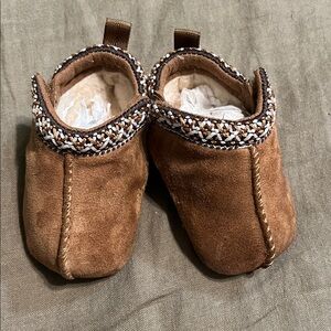 UGG Brown Suede Baby Moccasins